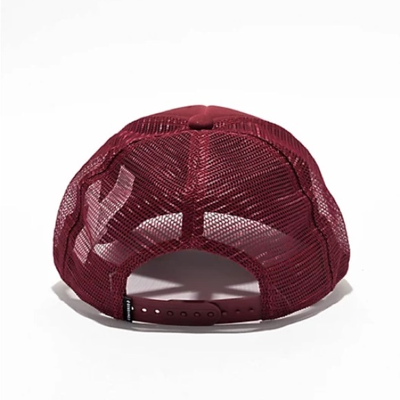 Converse Burgundy Red Trucker Hat NWT - Picture 3 of 11